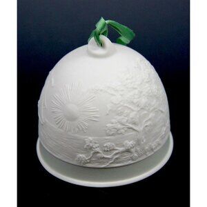 Lladro Collector's Society 1992 #7614 Bisque Porcelain Summer Bell Sailboat